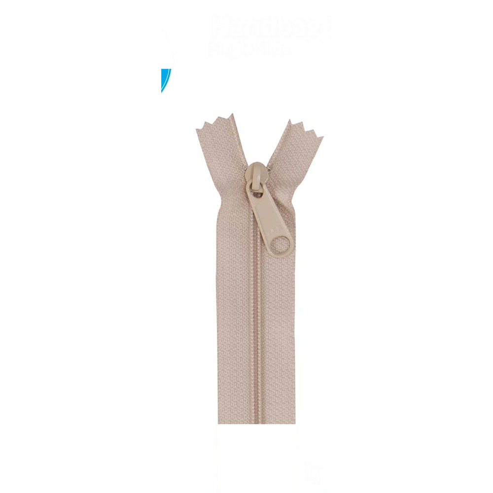 ByAnnie 24 inch single slide bag zipper in Natural