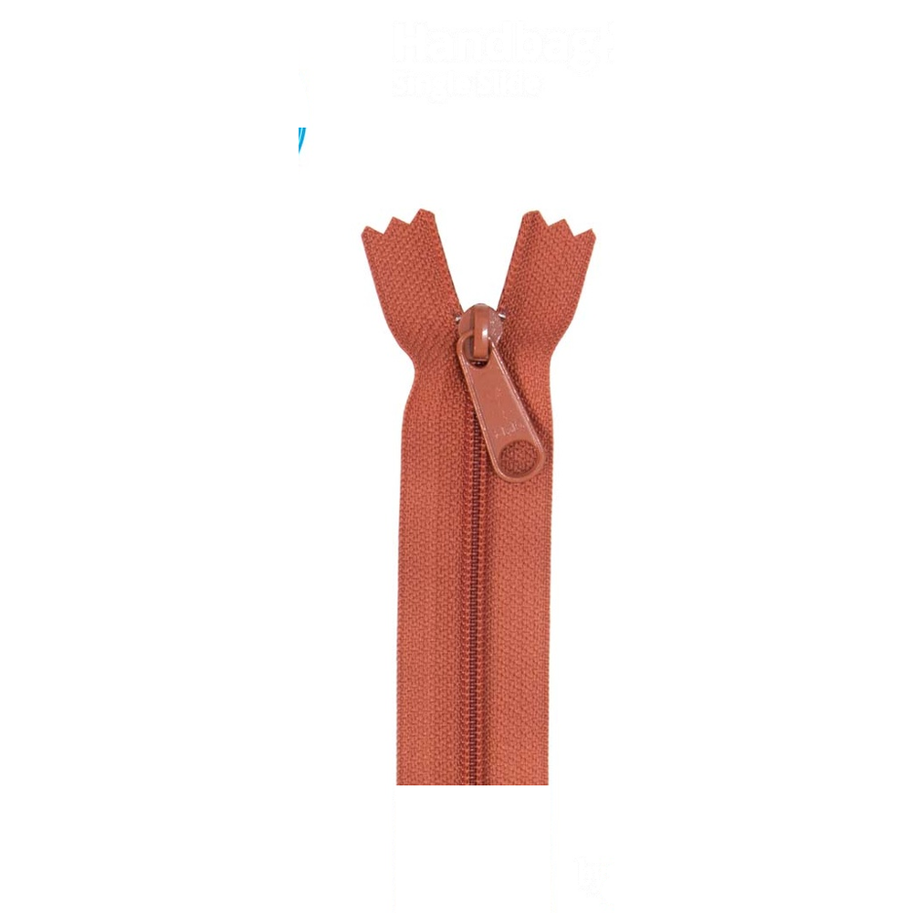 ByAnnie 24 inch single slide bag zipper in Redwood