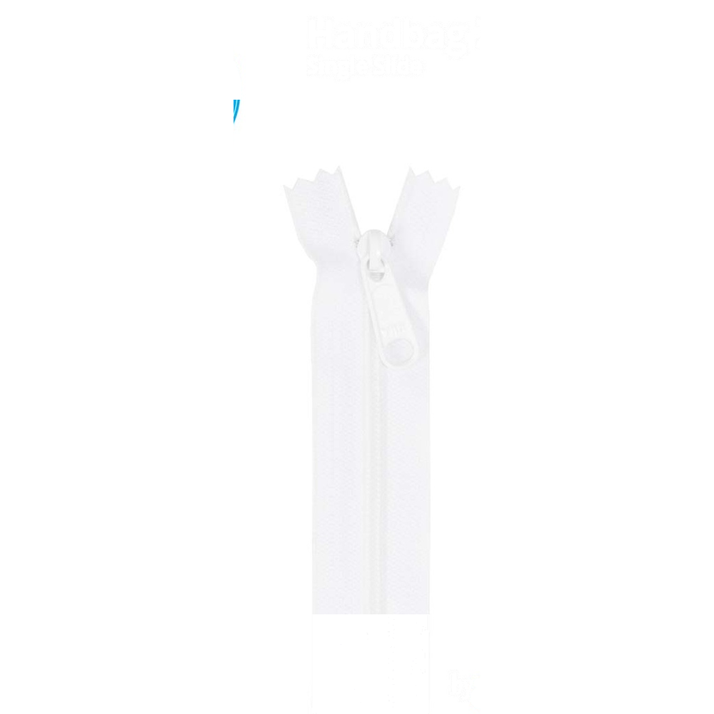 ByAnnie 24 inch single slide bag zipper in White
