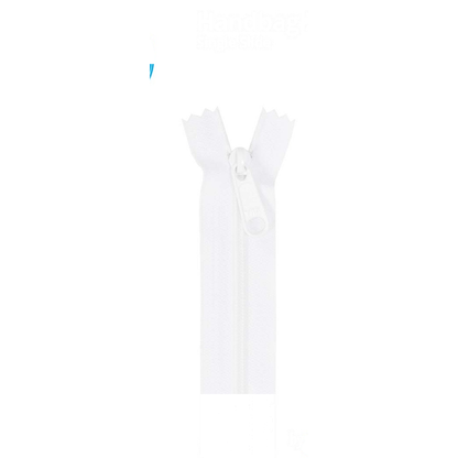 ByAnnie 24 inch single slide bag zipper in White
