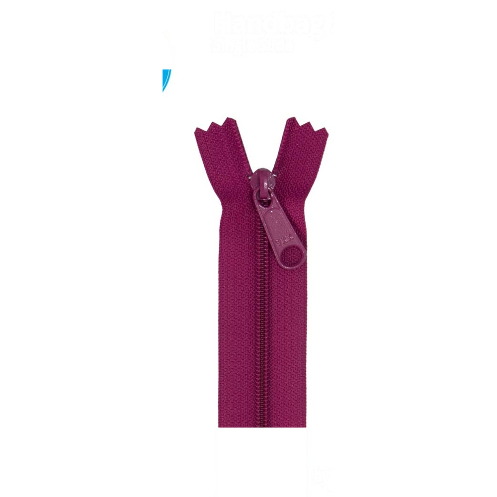 ByAnnie 24 inch single slide bag zipper in Wild Plum