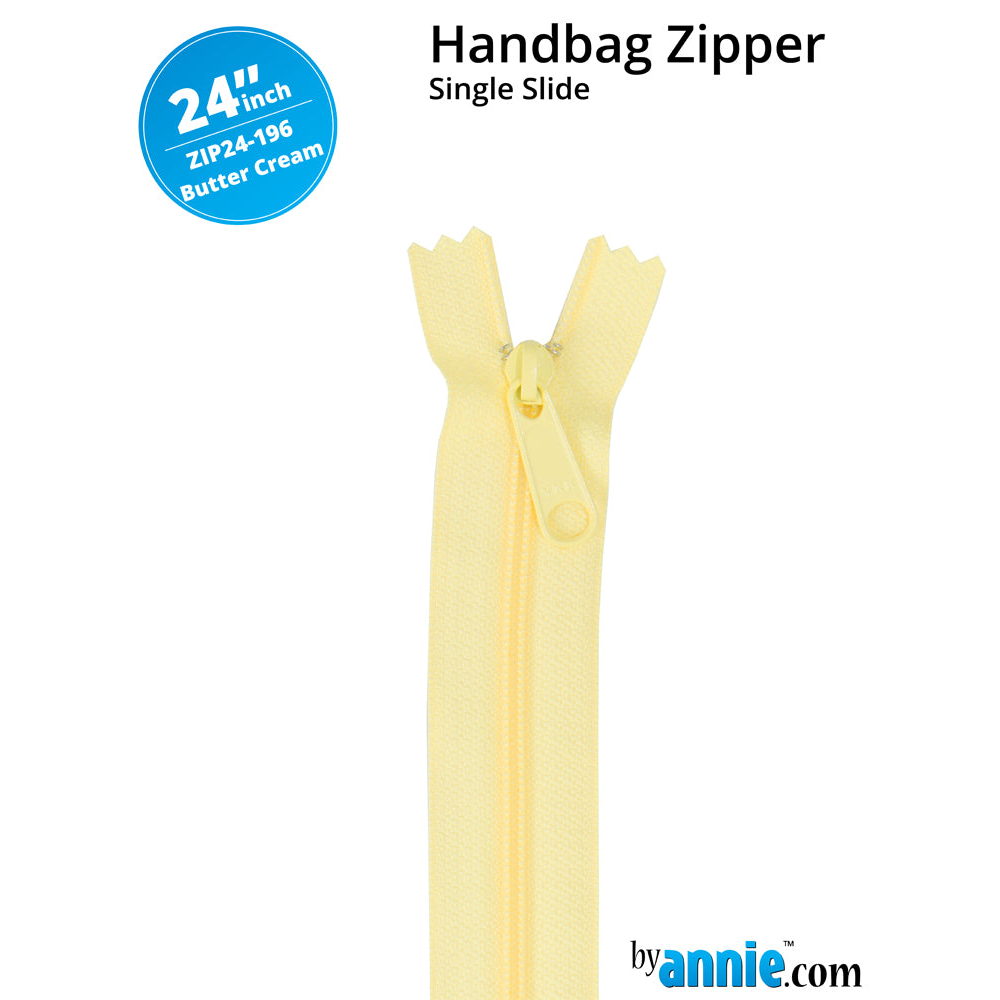 ByAnnie Single Slide Bag Zippers 24" - sewing and crafts storage bag - in use