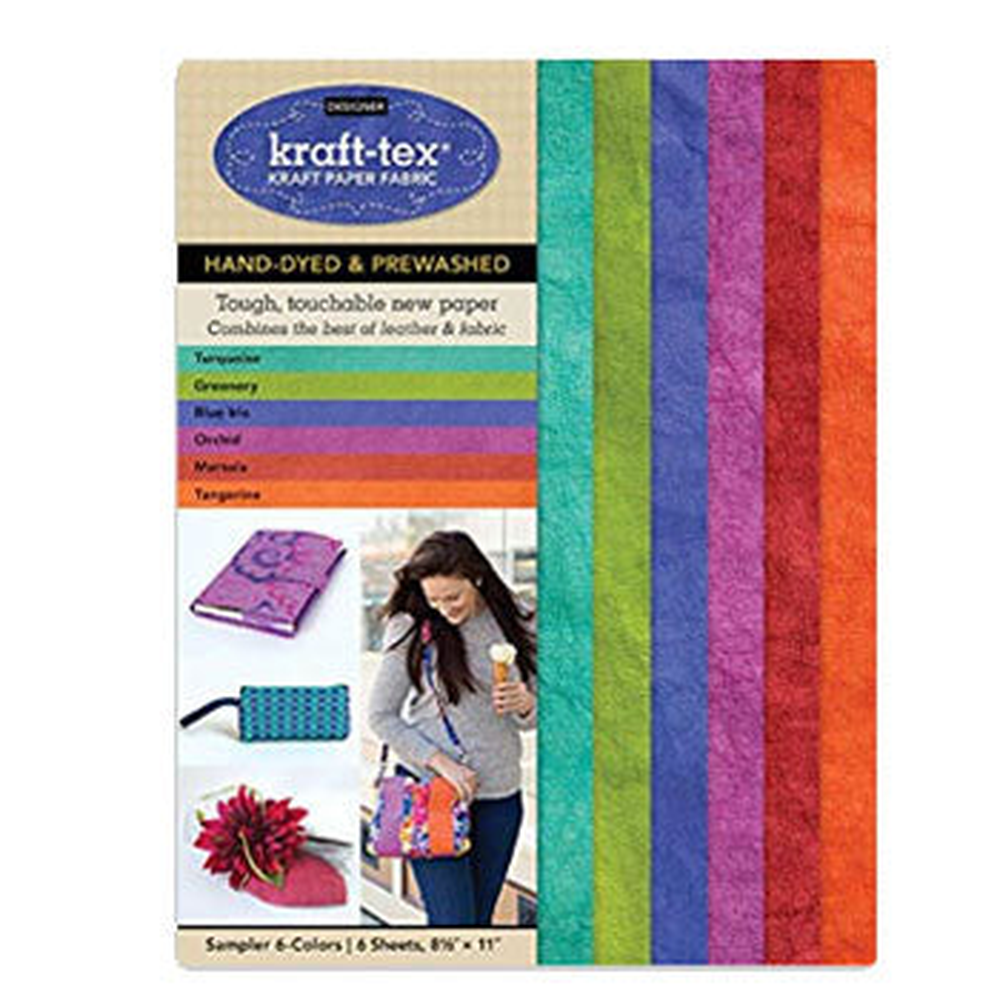 C&T Kraft-Tex Kraft Designer Sampler 8½" x11" Pack of 6 - craft pattern by C&T Publishing
