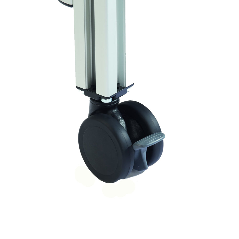Bernina Castors for Q series Frame - set of 6 - genuine Bernina sewing machine accessory - close-up detail