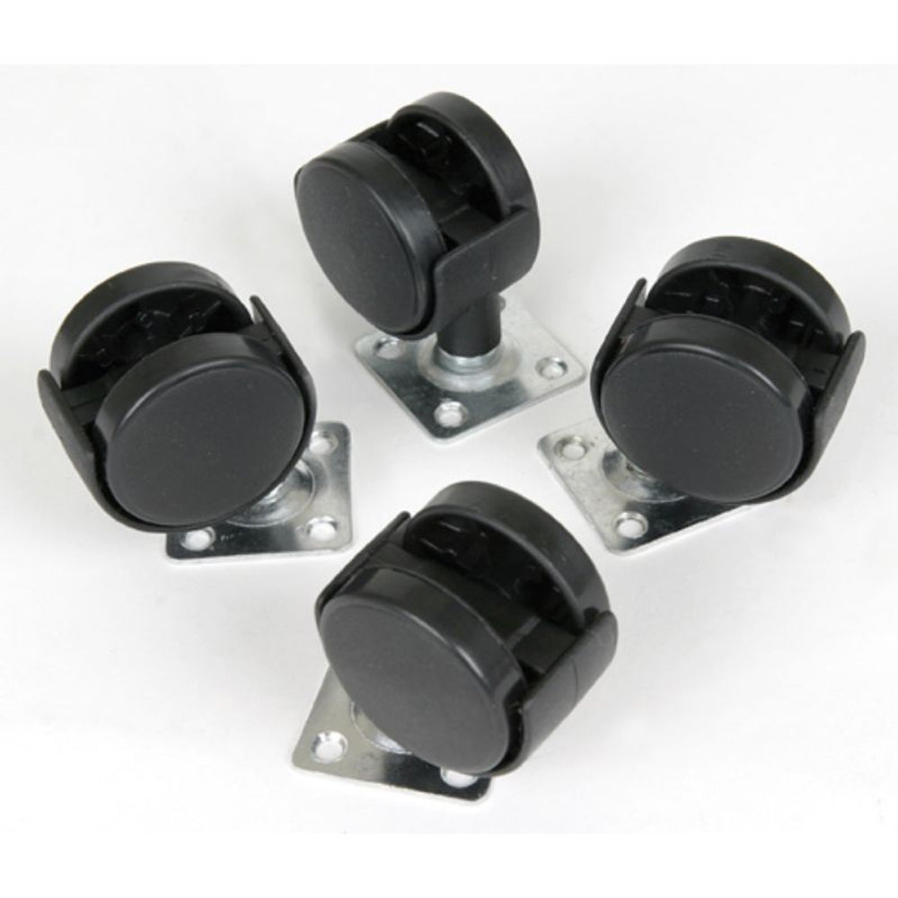 Castors for the Artbin Cube x 4 - set of four smooth-rolling castors