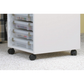 Castors for the Artbin Cube x 4 - castors fitted to Artbin Super Satchel Cube base
