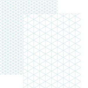 Clearview Equilateral Graph Paper Pad - craft pattern by Alicias Attic