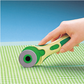 Clover 45mm rotary cutter - circular blade fabric cutter - alternate angle