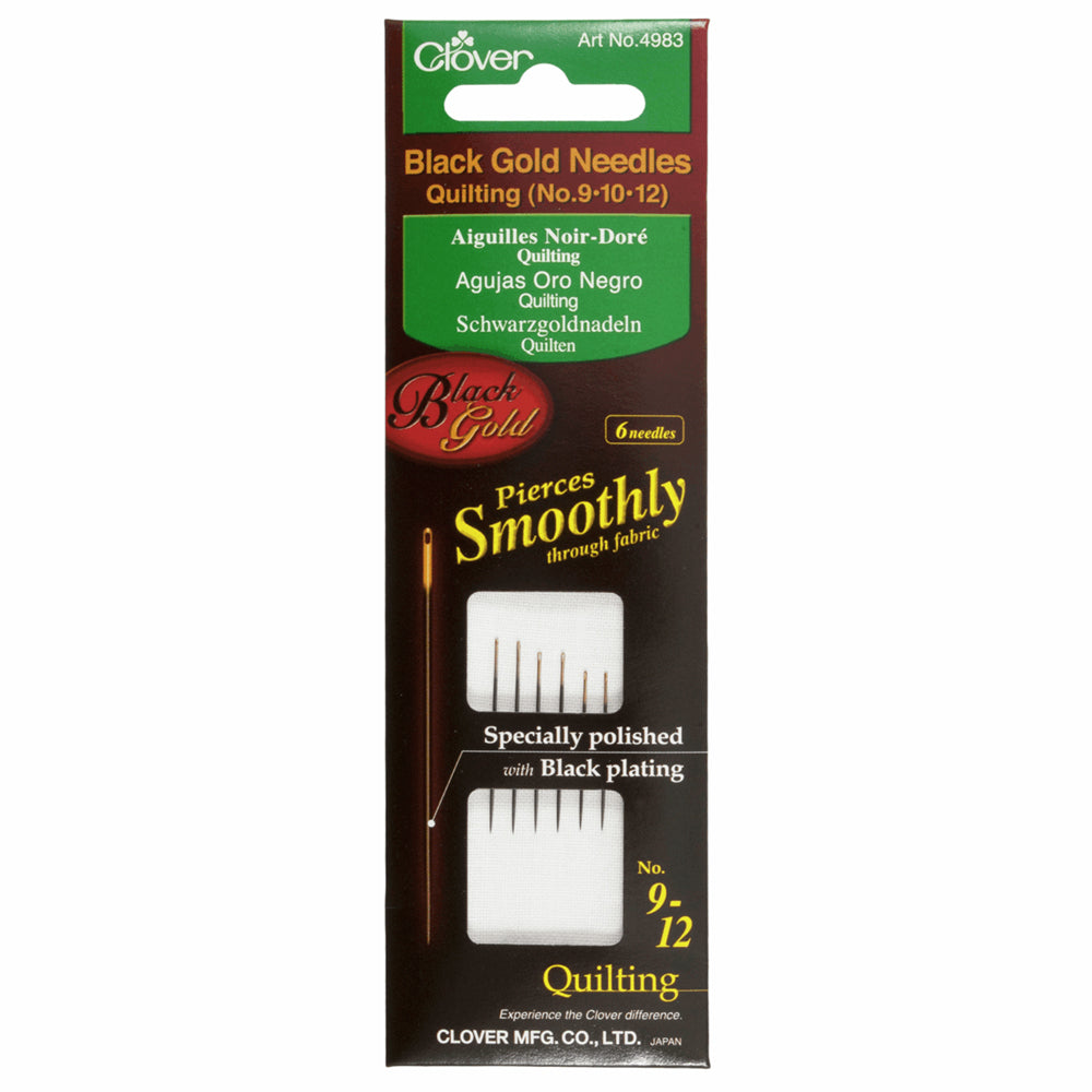 Clover Quilting needles - machine sewing needles - in use