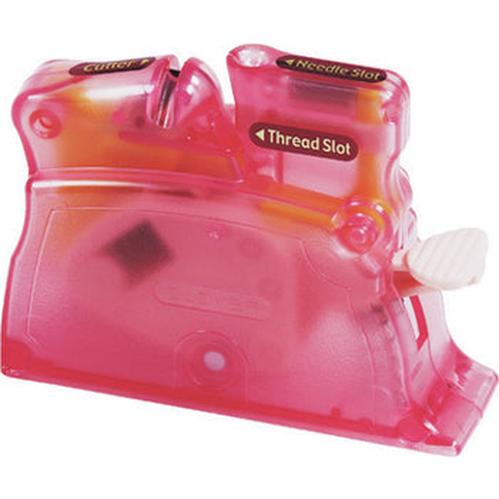 Clover Desk Needle Threader Pink - machine sewing needles