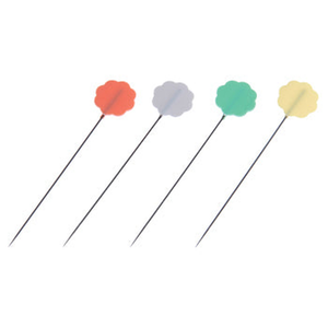Clover Flower Head pins - fabric securing pins for sewing and quilting