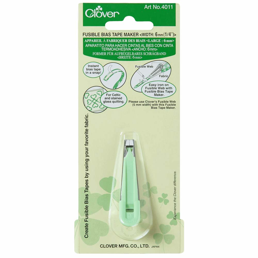Clover fusible tape maker 6mm - tool for making iron-on bias tape