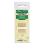 Clover Gold Eye Appliqué Needles - machine sewing needles