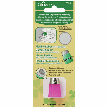 Clover thimble - finger protection for hand sewing