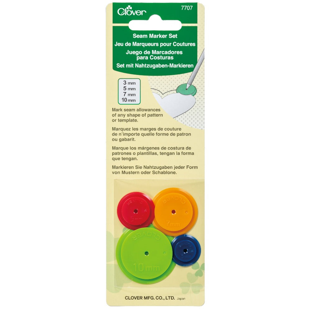 Clover Seam Marker Pack of 3 - fabric marking tool for sewing