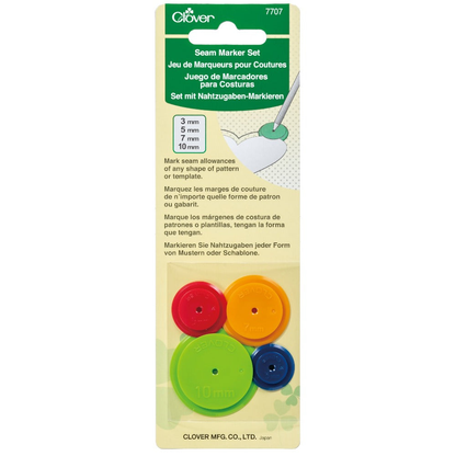 Clover Seam Marker Pack of 3 - fabric marking tool for sewing