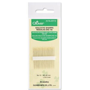 Clover Sharp needles size 10 - machine sewing needles