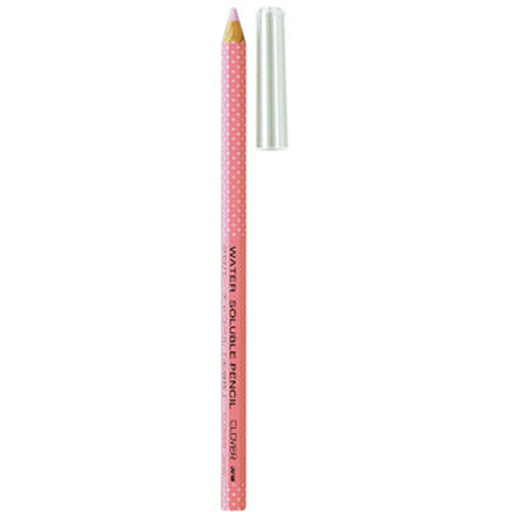 Clover Water Soluble Pencil Pink - fabric marking tool for sewing