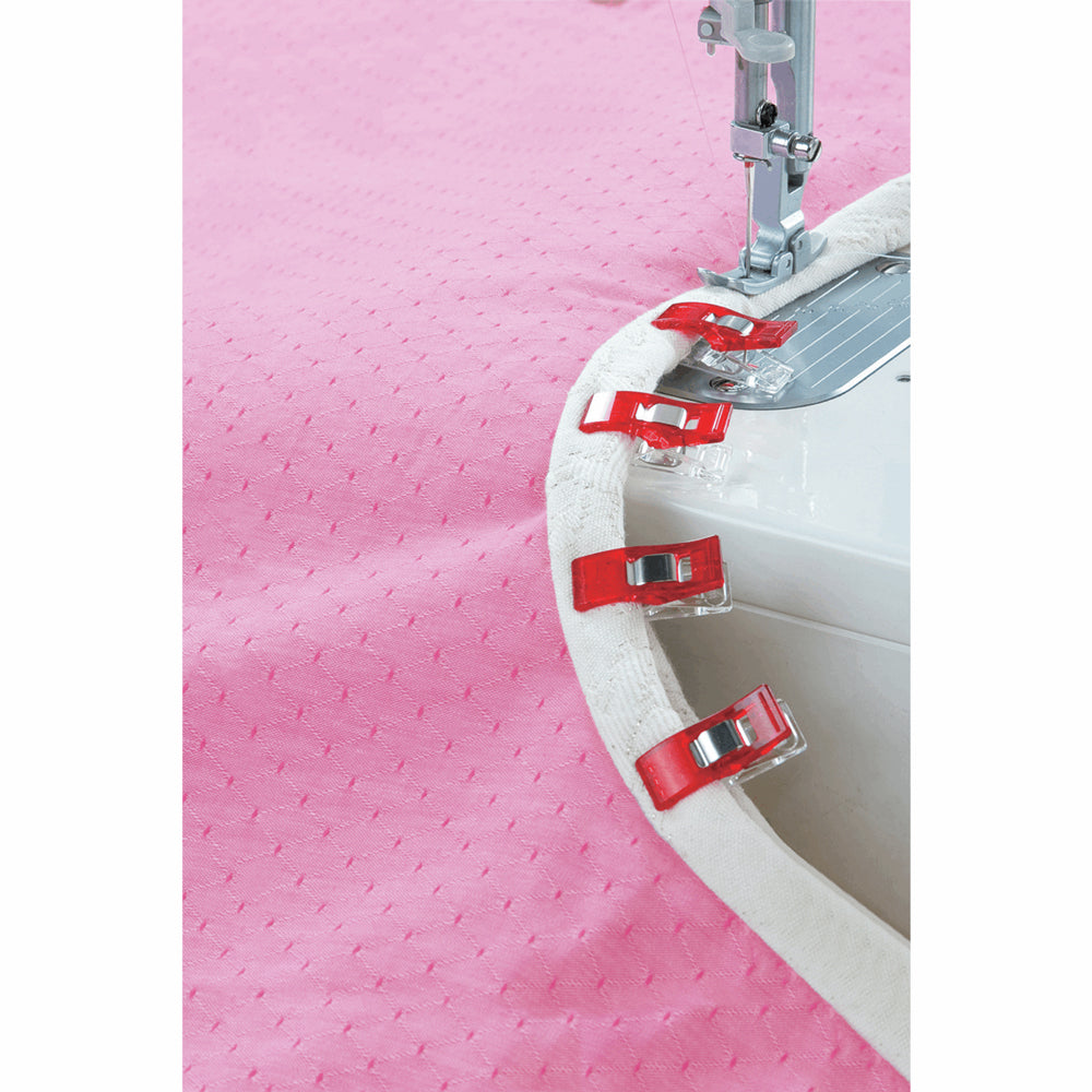 Clover Clip pins - fabric securing pins for sewing and quilting - detail view