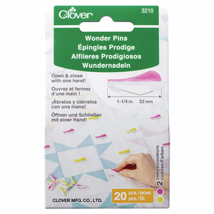 Clover pins - fabric securing pins for sewing and quilting