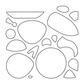 Alien Space Set of 17 Fabric Cutting Dies - Crafters Edge fabric for quilting and patchwork - alternate angle