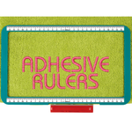 Dime Monster Snap Hoop Replacemet Adhesive Rulers - embroidery hoop alignment and positioning guide