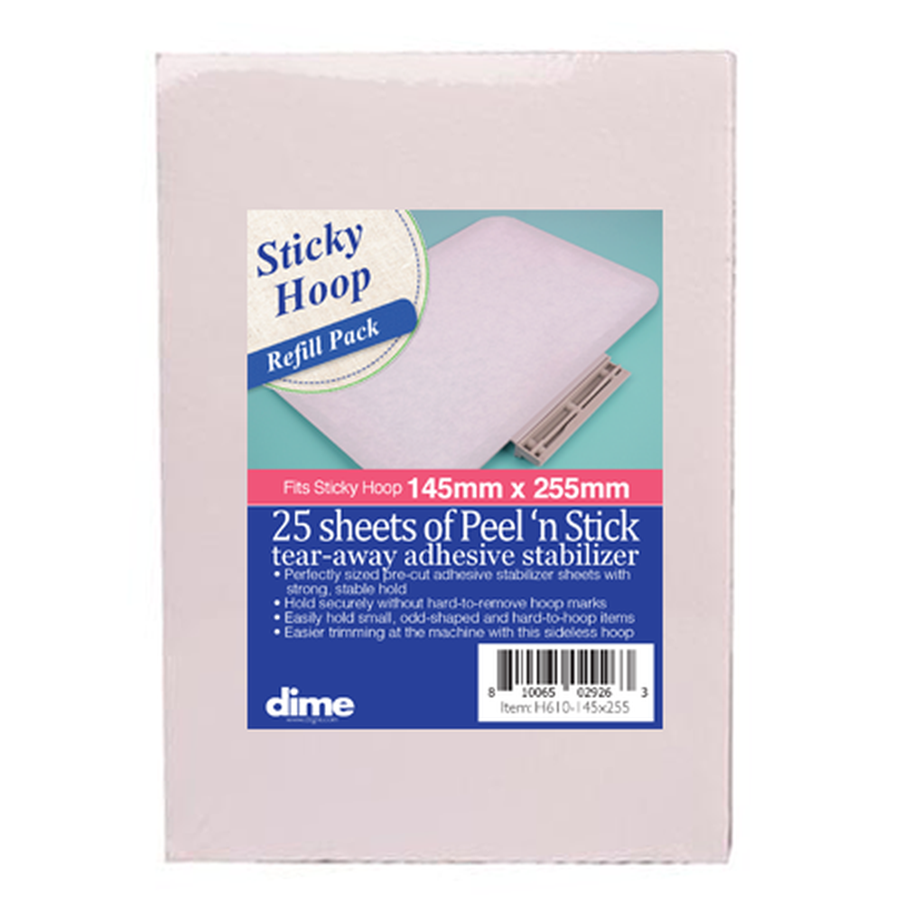 Peel n Stick for Sticky Hoop - craft pattern by Dime