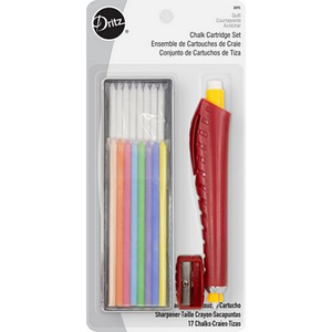 Dritz Chalk Cartridge Set & Refills - fabric marking tool for sewing