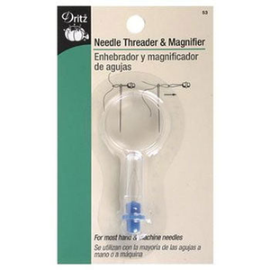 Dritz Needle Threader & Magnifier - machine sewing needles