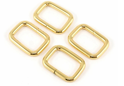 Emmaline Bags Emmaline Rectangular Rings ¾" Pack of 4 - sewing and crafts storage bag