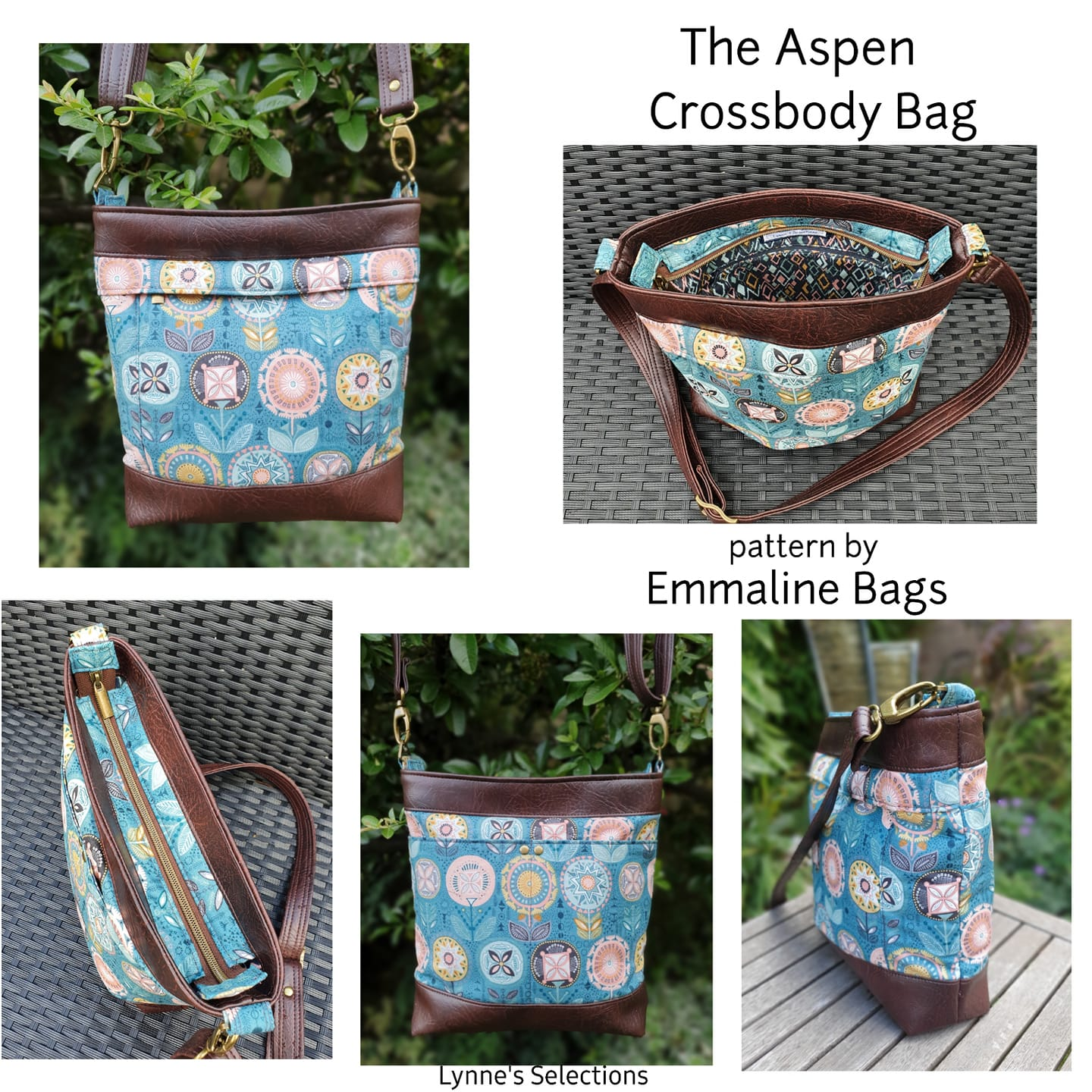 Emmaline The Aspen Crossbody Pattern - sewing pattern by Emmaline Bags - in use