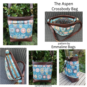 Emmaline The Aspen Crossbody Pattern - sewing pattern by Emmaline Bags - in use