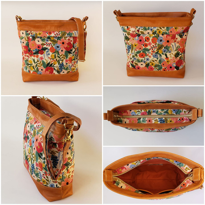 Emmaline The Aspen Crossbody Pattern - sewing pattern by Emmaline Bags - in use
