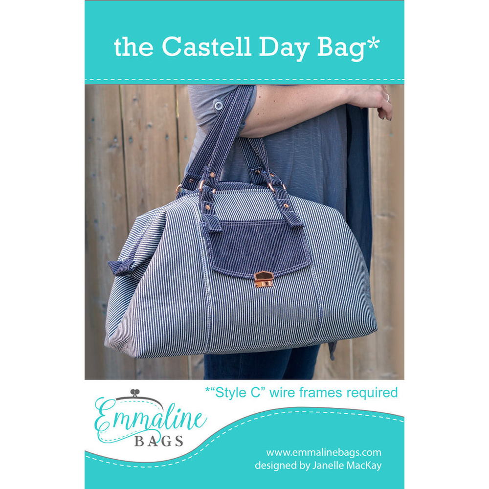 Emmaline The Castell Day Pattern - sewing pattern by Emmaline Bags