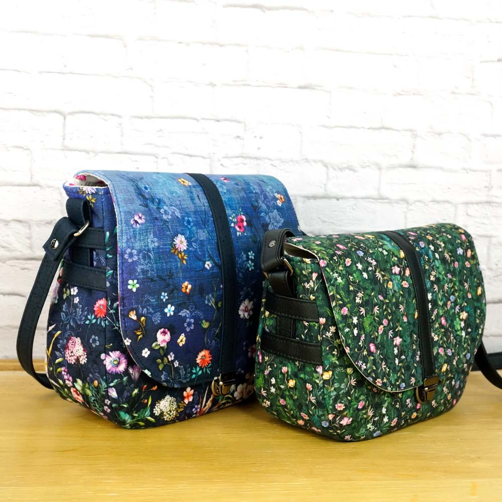 Emmaline The Mountain Saddle Bag Pattern - sewing pattern by Emmaline Bags