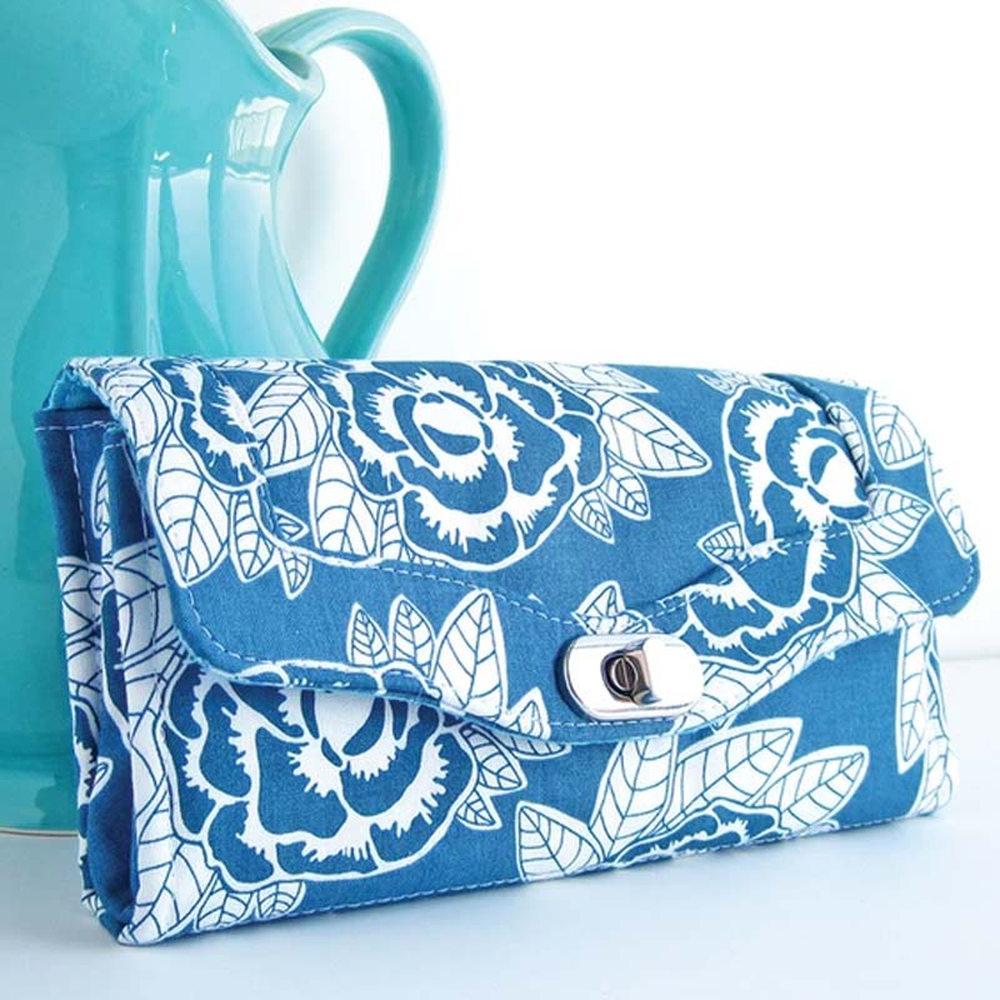 Emmaline The Necessary Clutch Wallet Pattern - sewing pattern by Emmaline Bags