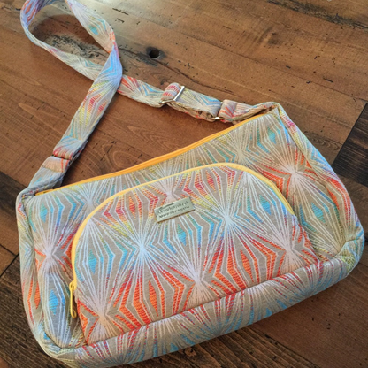 Emmaline The Prairie Girl Pattern - sewing pattern by Emmaline Bags - in use