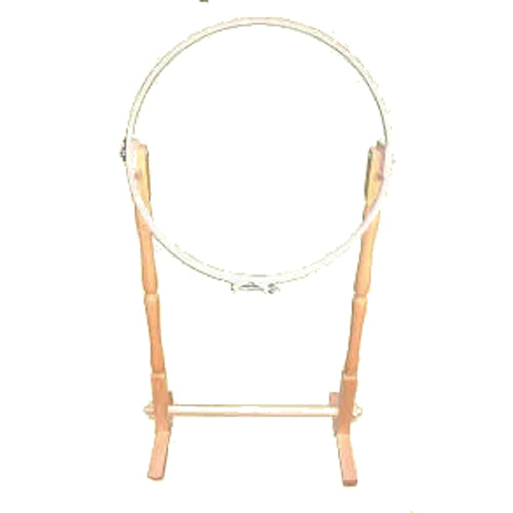 English Wooden Quilting Hoops Floor Standing - Elbesee