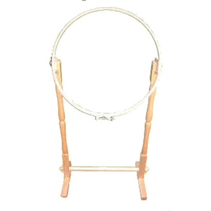 English Wooden Quilting Hoops Floor Standing - Elbesee