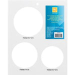 EZW Wrights EZ Yo-Yo Template Sheet Large - quilting ruler and template