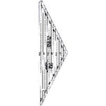 EZW Wrights EZW Easy Tri-Mate Ruler - quilting ruler and template