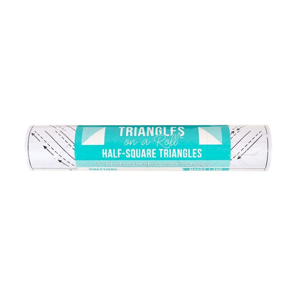 paper piecing roll for quilting Half Square Triangles on a Roll