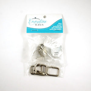 Emmaline Mountain Saddle Bag Hardware Kit Nickel