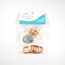 Emmaline Mountain Saddle Bag Hardware Kit Nickel