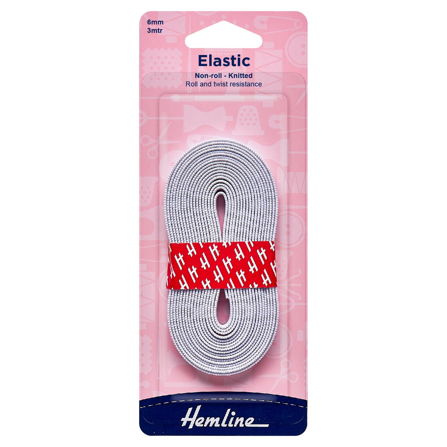 Hemline 6mm elastic - waistband and sewing elastic