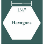 Paper Pieces Hexagon Paper Pieces 1¼"