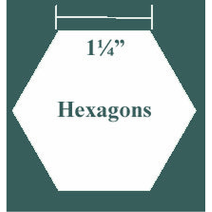 Paper Pieces Hexagon Paper Pieces 1¼"