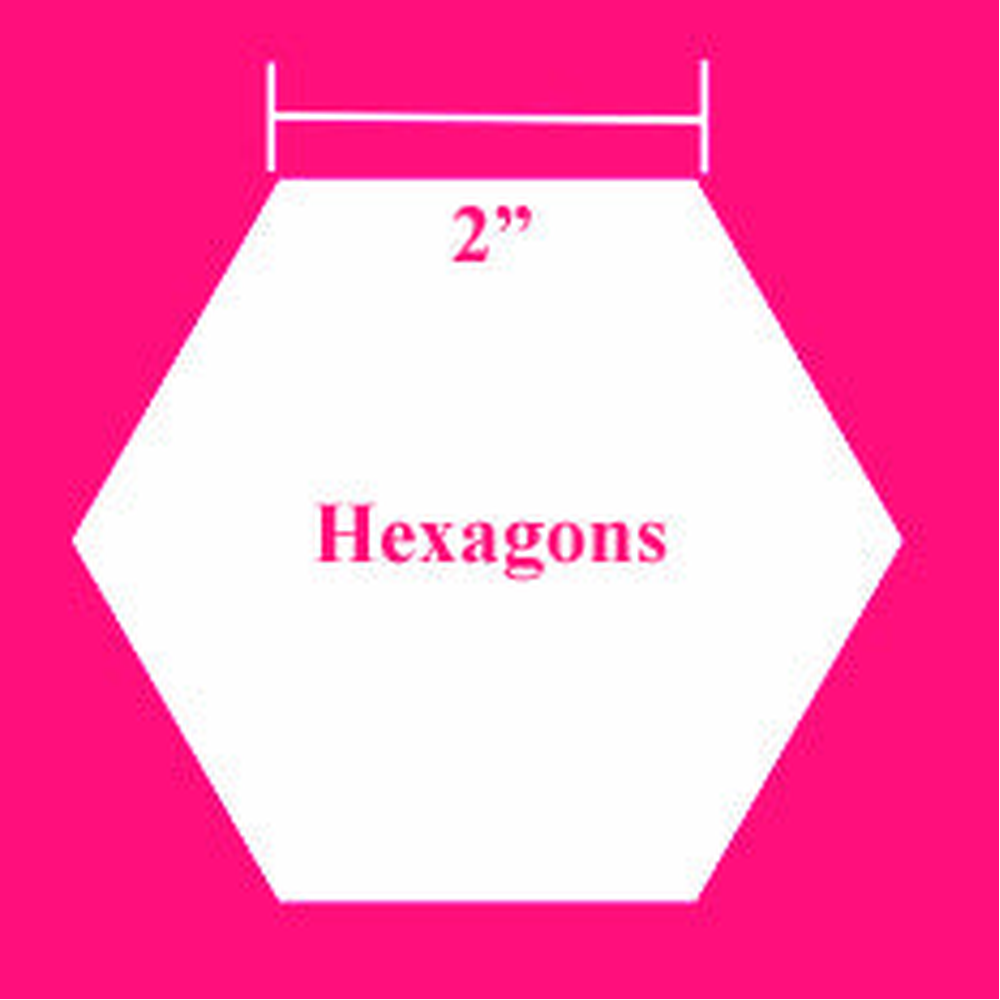 Hexagon Paper Pieces 2" - Paper Pieces