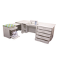 Horn 860 Modular Electric Lift Sewing Cabinet - in use