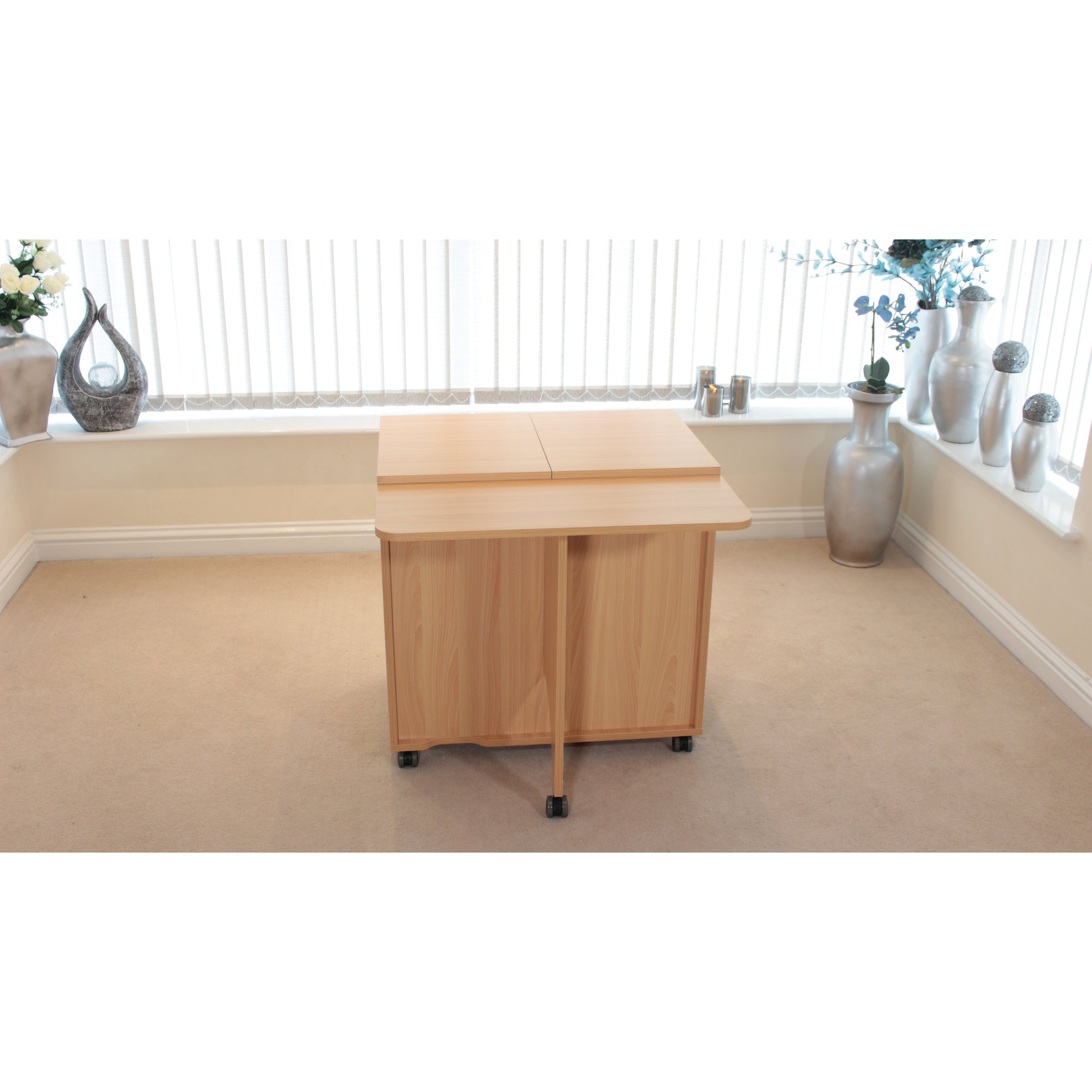 Horn Gemini Long Lift cabinet folded closed for storage